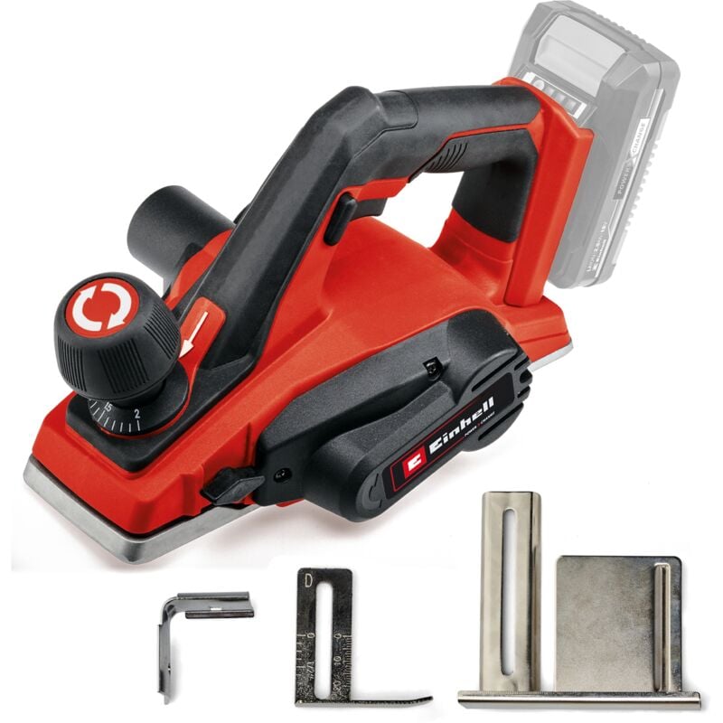 Rabot sans fil te-pl 18/82 Li - Solo Power X-Change (18V, Profondeur de passe jusqu'à 2 mm, arbre porte fers de grande dimension, patin de repos