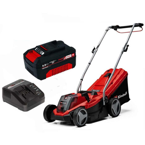 Einhell Rasenmäher GE-CM 18/33 Li 18V Akku 4.0 Ah + Ladegerät Brushless Motor