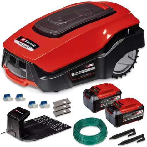 Einhell Robot Lawn Mower 18V Kit FREELEXO 1200 LCD PXC + 2 x 5.2Ah Battery