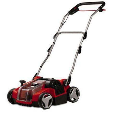 Einhell Scarificatore e Aeratore a Batteria GE-SC 36/35 Li - Solo Power X-Change, 36 V, 35 cm, Motore senza spazzole, Rullo di scarificazione con 16 lame, Manubrio ripiegabile, Senza batteria e carica