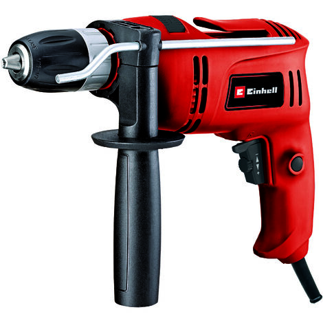 Einhell Schlagbohrmaschine TC-ID 650 E (650 W, Bohrleistung Ø Holz 25 mm, Beton 13mm, Metall 10 mm, Metall-Tiefenanschlag, Gürtelhaken)