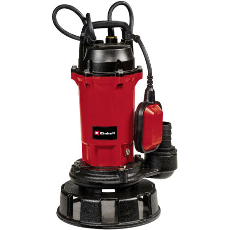 Einhell Schmutzwasserpumpe GE-DP 900 Cut (900 W, Fördermenge 16.000 L/h, Förderhöhe max. 11,5 m, Fremdkörper max. Ø 35 mm, max. Eintauchtiefe 7 m, integriertes Schneidwerksystem)