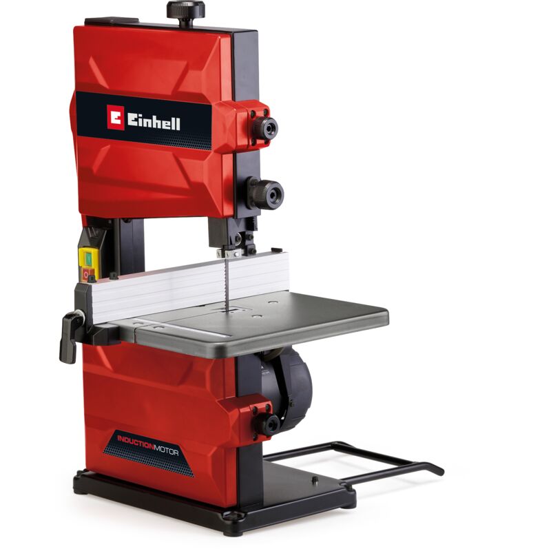 Einhell Scie à ruban TC-SB 200/1 (250 W, Nombre de dents : 6/25.4 mm, Plateau inclinable de -2° à 45°, Butée parallèle)