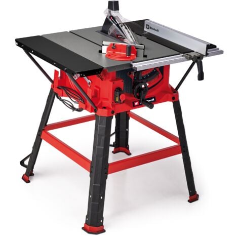 Einhell Scie circulaire sur table TC-TS 254 U (2 200 W max, butée parallèle/d'angle/transversale, extensions de table, lame de scie inclinable, raccord pour aspirateur)