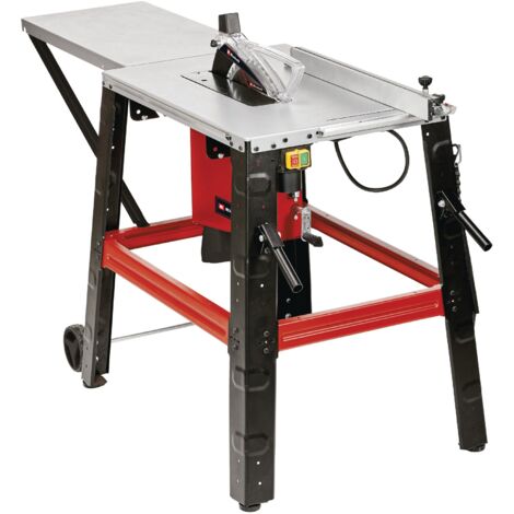Einhell Scie circulaire sur table TC-TS 315 U (2 000 W, extension de table pour les pièces longues, protège-lame transparent, vendue avec tige coulissante et outil de changement de lame)