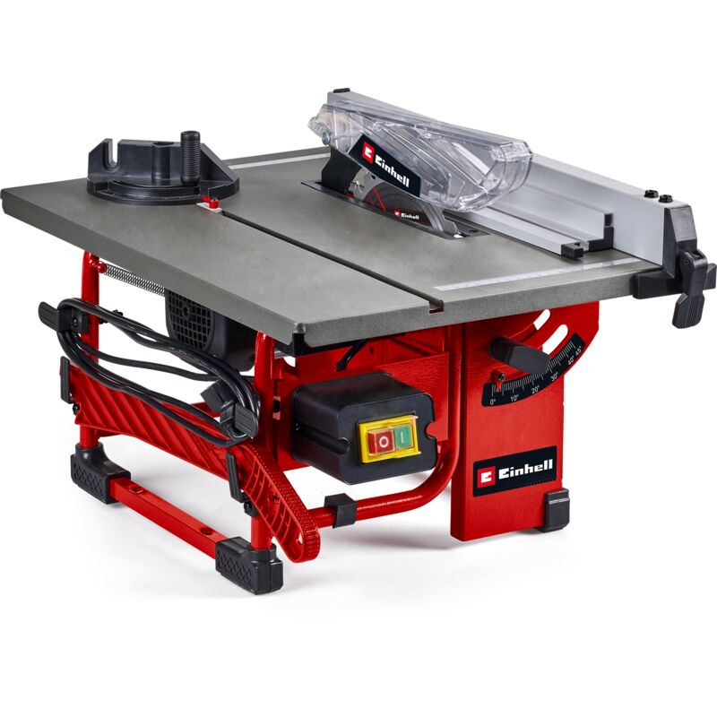 Einhell - Scie circulaire sur table tc-ts 8 i (800 w, hauteur de coupe 45 mm, lame ø 200 mm, butée d'angle, butée parallèle, raccord pour aspirateur)