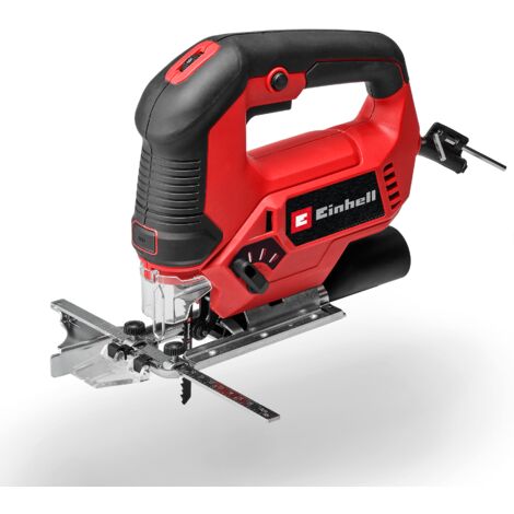 Einhell Scie sauteuse pendulaire TC-JS 90 (650 W, Variateur électronique, Semelle inclinable 45°, Fonction soufflage des poussières)