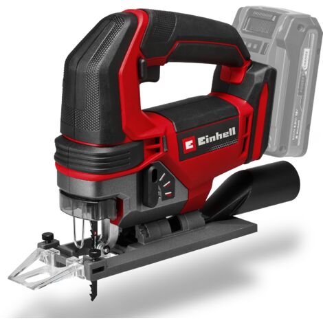 Einhell Scie sauteuse sans fil TE-JS 18/100 Li - Solo PXC (18 V, profondeur de coupe 100mm dans le bois) Livré sans Batterie ni Chargeur