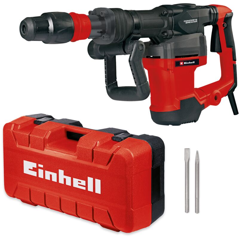 Marteau Démolisseur te-dh 32 (1500 w, force de frappe de 32 j, mandrin SDS-max, poignée principale anti-vibration + revêtement souple Softgrip, vendu