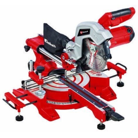 Einhell sierra ingletadora con cable eléctrico - TC-SM 216 (1600 W, 240 V, ancho de corte 305 mm, diámetro de hoja de 216 mm, ángulo de inclinación de 45º)