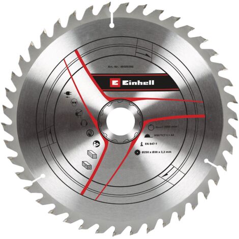 Einhell Stat. Sägen-Zubehör Sbl Set D 250x30x3,2 Z24/42/60
