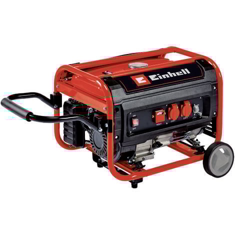 Einhell Stromerzeuger (Benzin) TC-PG 35/E5 (max 4100 W, 15 L Tank, 2600 W Dauerleistung, 4-Takt-Motor, 2x 230 V, Ölmangelsicherung, Überlastschutz, AVR, Voltmeter)