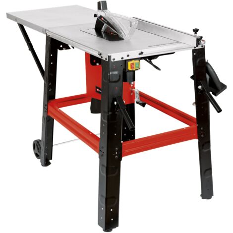 Einhell Table de sciage TE-TS 315 U - Hauteur de travail 87 cm - Extension de table rabattable