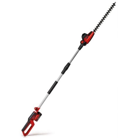 Einhell Taille-haies sur perche sans fil GC-HH 18/45 Li T-Solo Power X-Change (18 V, bloc moteur inclinable sur 7 positions) Livré sans Batterie ni Chargeur