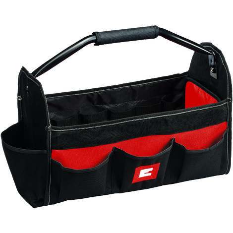 Einhell Tasche Bag 45/22 (für Werkzeuge & Zubehör, langlebig mit verstärktem Boden, Tragegurt, Tragegriff, verschiedene Taschen und Fächer)