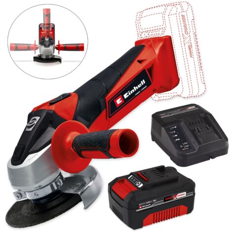 Einhell TC-AG 18/115 Li 18v Cordless Angle Grinder 115mm Power X-Change 1x4Ah