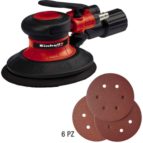 Einhell TC-PE 150 Levigatrice Eccentrica Pneumatica Rossa