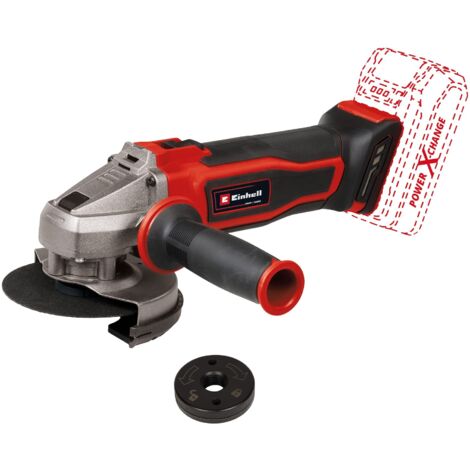 Einhell TE-AG 18/115 Q Smerigliatrice angolare a batteria nera rossa