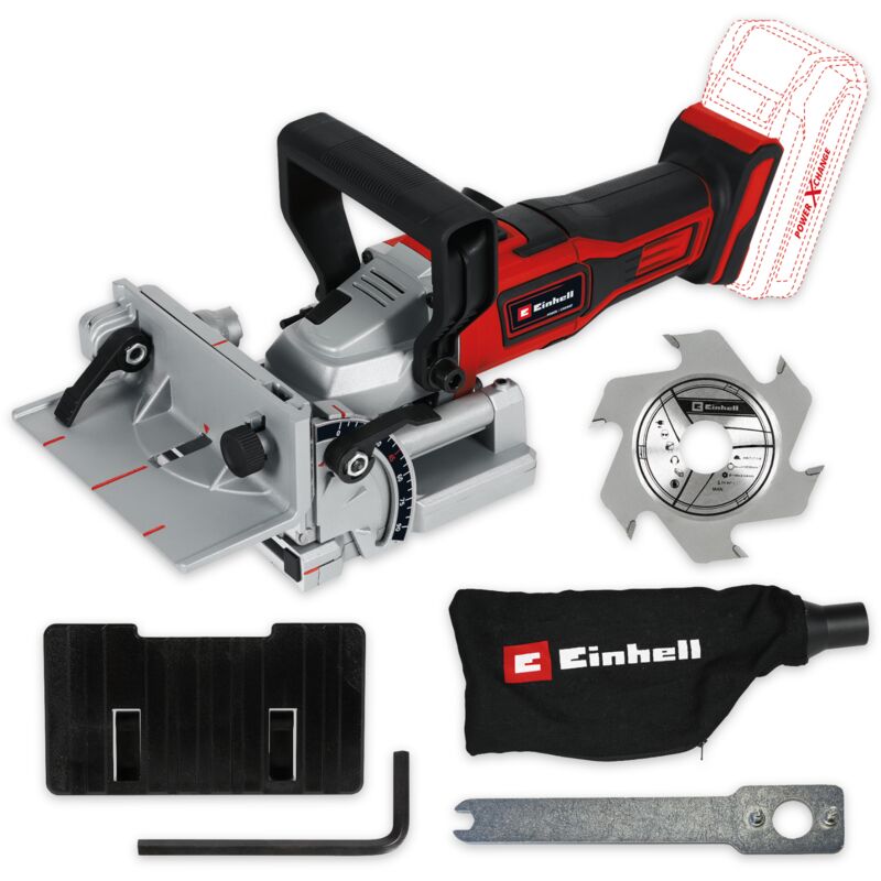 Cordless Biscuit Jointer 18V te-bj 18 Li Power X-Change body only - Einhell