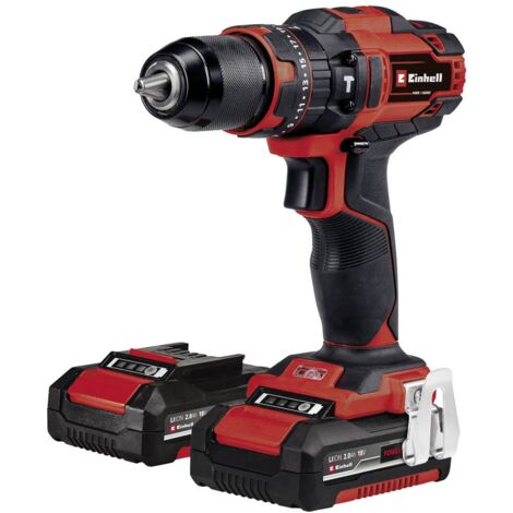 Einhell TE-CD 18/40 Li-i +64 (2x2,0Ah) 2 rapporti-Trapano avvitatore a percussione a batteria incl. seconda batteria, i