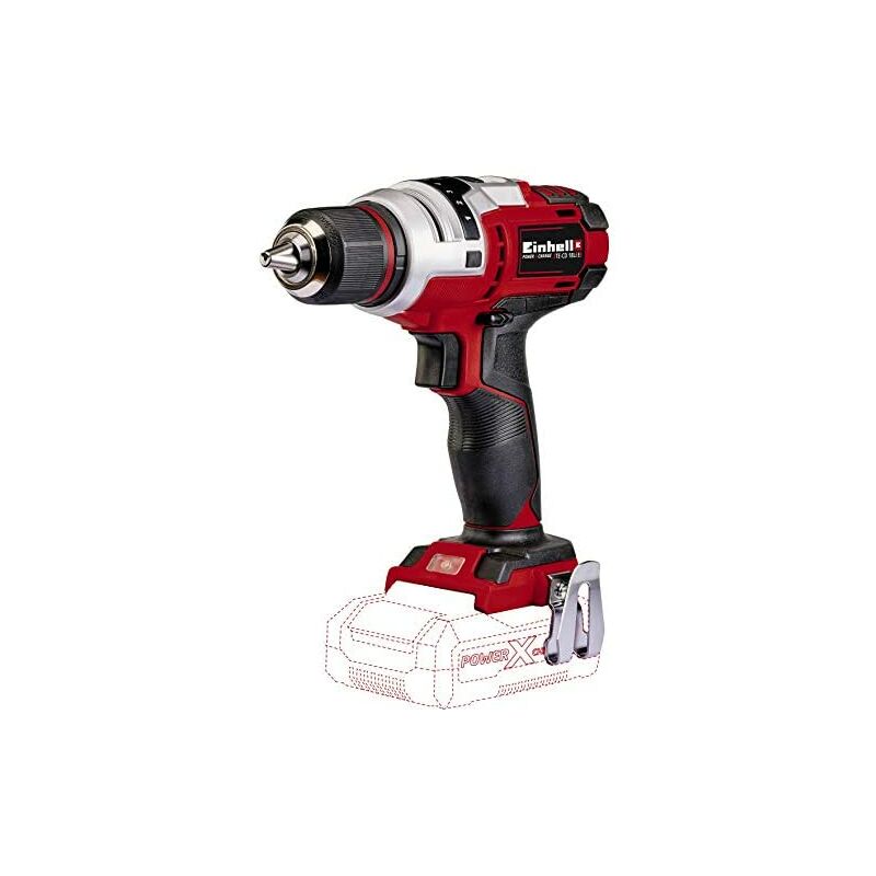 

Einhell - TE-CD 18 Li E - solo drill Negro, Rojo 1400 RPM 1,14 kg - Taladro eléctrico (1400 RPM, 47 Nm, 47 Nm, 2,5 m/s², 400 RPM, 1400 RPM)