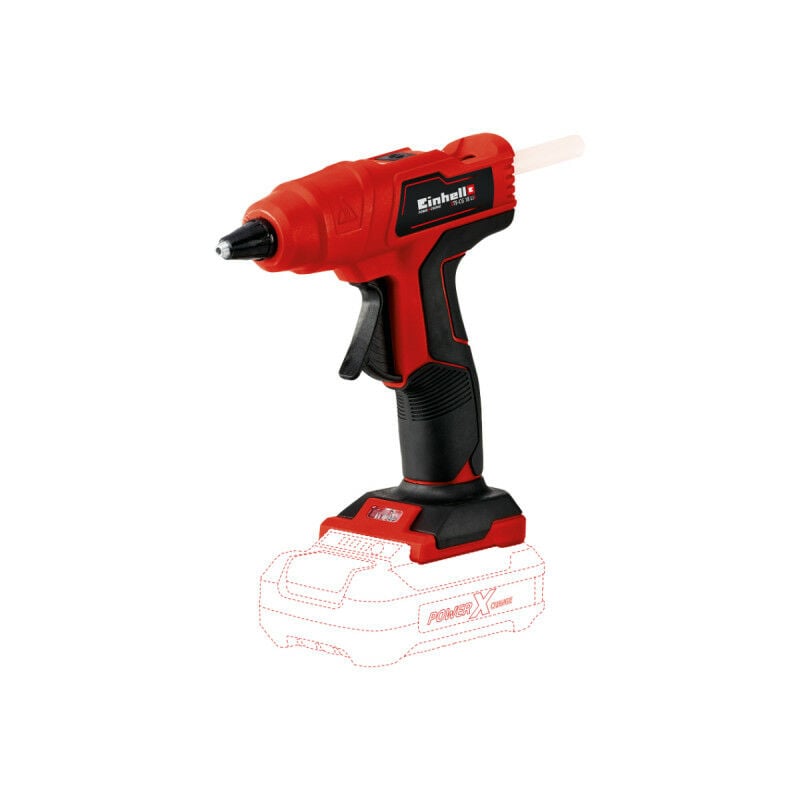 Einhell - 18V Power X-Change cordless glue gun - Without battery and charger - te-cg 18 Li - Solo