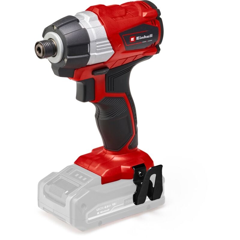 Professional Visseuse à Chocs sans fil tp-ci 18 Li Brushless Solo Power X-Change (18V, Couple: 180 Nm, Mandrin 6 pans, moteur sans charbon) Livré