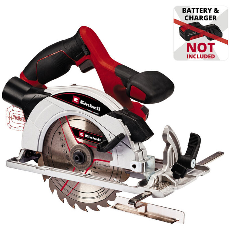 Einhell - 4331207 te-cs 18/165-1 Li - Solo Power X-Change Circular Saw 18v Naked