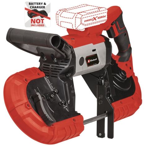 Einhell TE-MB 18/127 Li-Solo sierra de cinta eléctrica roja y negra
