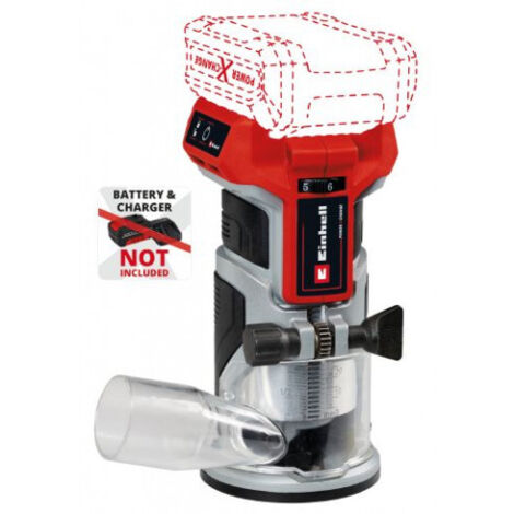 Einhell TP-ET 18 Li BL fresadora sin cable negra