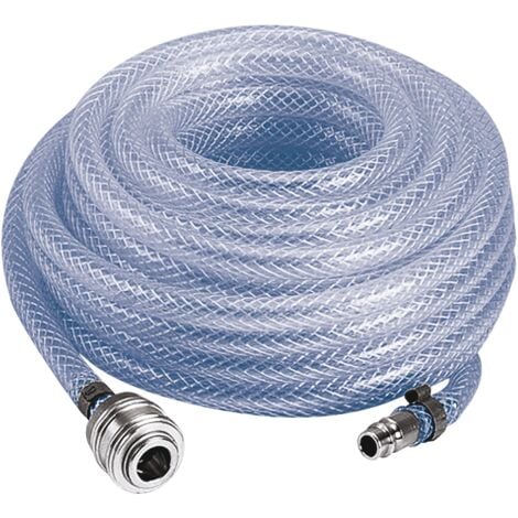 2.35€/m Tuyau d'air comprimé PVC 10m Flexible Compresseur Gaine en tissu  Raccord