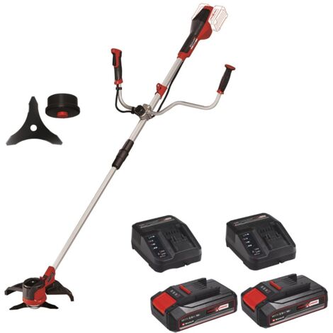 Einhell Twin 18v / 36v Cordless Brushcutter + Strimmer 2 x 2.5AH Battery Pack