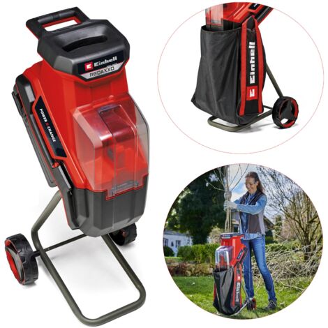 Einhell Twin 18v 36v Cordless Garden Shredder Power X-Change REDAXXO 36/25 +Bag