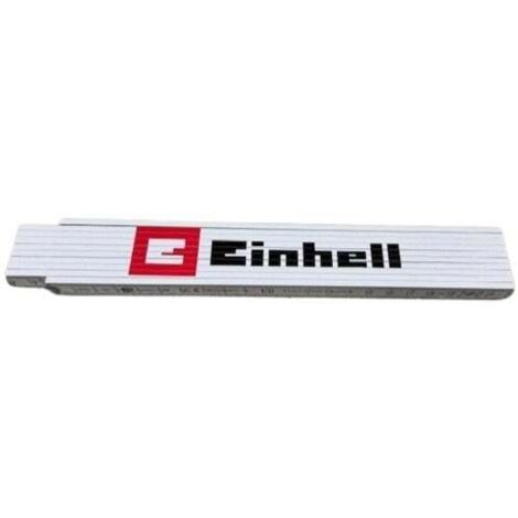 Einhell Zollstock Gliedermaßstab Holz 2 Meter Zollstock