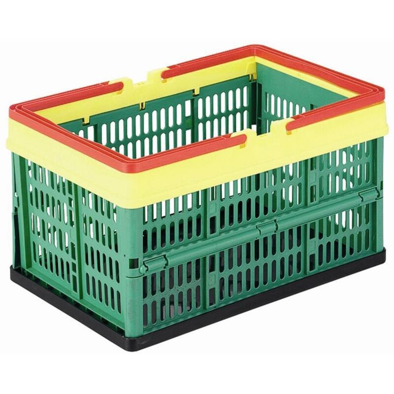 Einkaufskorb 16L mit Henkel klappbar Kiste Box Einkaufskiste