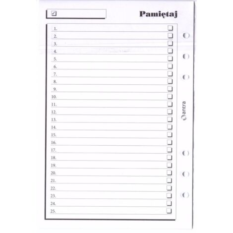 Einlage für A5-Organizer Remember ANTRA