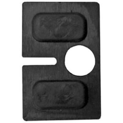 Einlage zu Glasklemmbeschlag Modell 23 für 10,76 mm Glas, Gummi
