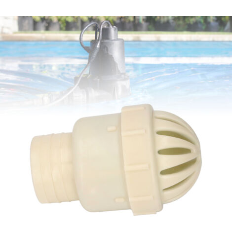Einlassfilter für Tauchpumpen, hochwertiger Kunststoff, 10 cm (4 Zoll) Durchmesser, kompatibel mit Abwasserpumpen, Sumpfpumpen und Tauchpumpen – Verstopfungsfreier Pumpenfilter mit verlängerter Lebens