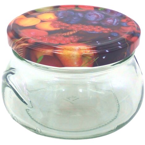 Einmachglas 300ml Vorratsglas Einweckglas Marmeladenglas Schraubdeckel