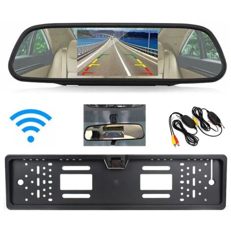 EINNENFFER Auto-Kamera-Set mit 4,3-Zoll-LCD-Bildschirm – Videosystem und Rückfahrhilfe, einfache Installation und kompatibel mit allen Fahrzeugen