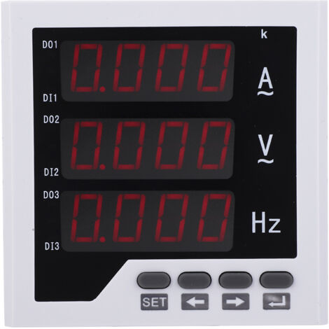 Einphasen-Zähler DDM-AVF96 zur Messung von Spannung, Strom und Frequenz (220 V Wechselstrom)