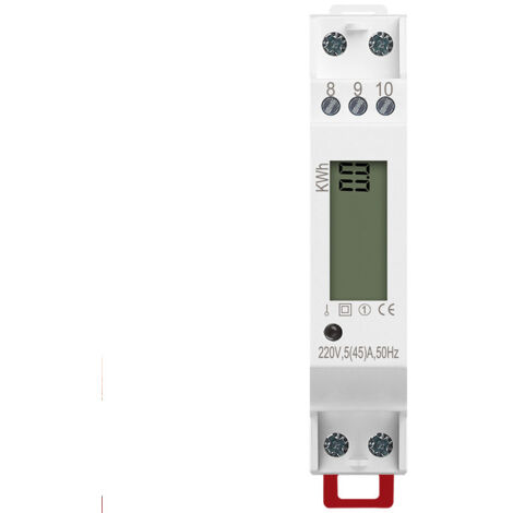Einphasiger 45-A-Stromzähler mit LCD-Anzeige bei Single-Tariff-Mid – MSBD