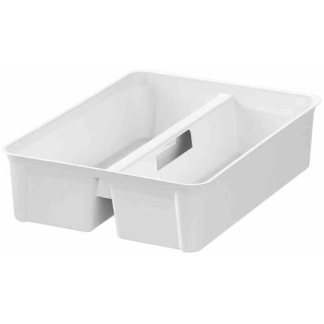 Einsatz 2 Fächer à 8l weiß SmartStore Home Box Boxen Aufbewahrung Möbel Haushalt