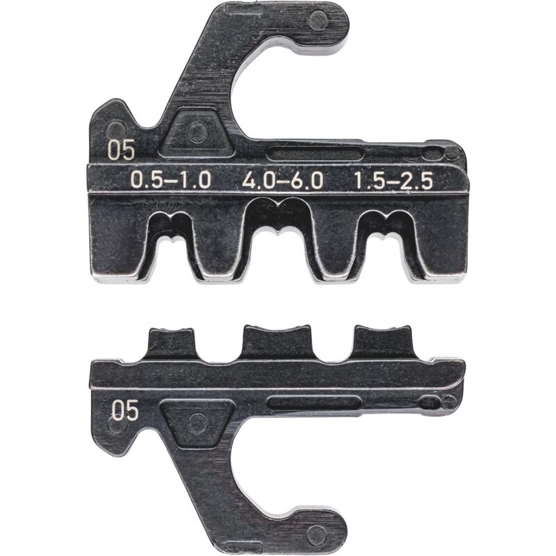 Image of Knipex - 97 39 05 Crimpeinsatz für unisolierte, offene Steckverbinder (4,8 + 6,3 mm Steckerbreite)