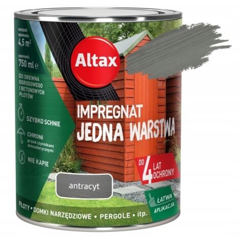 Einschicht-Imprägnierung für Holz und Beton, anthrazit, 0,75l
