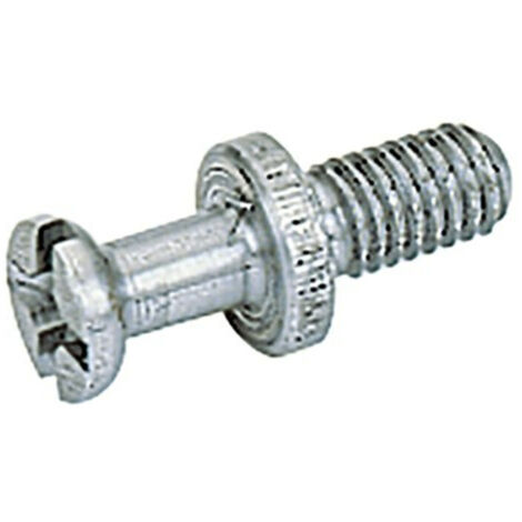 Einschraubdübel, 65370, 5mm, blank, Gewinde M4 x 7,8 mm