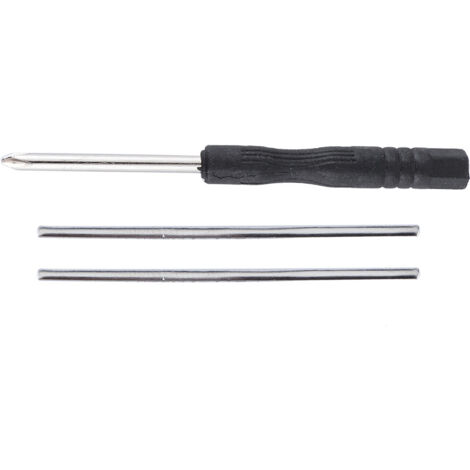 Einseitiger Stachel aus Edelstahl für die Imkerei, 3-teiliges Set (Stachel, Werkzeug, Zubehör), 12 cm Länge, für den Larventransfer