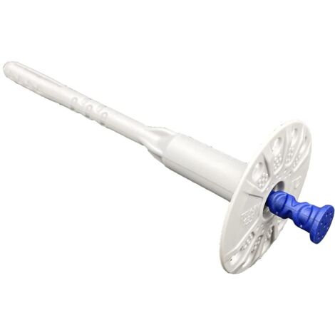EINSIDE Chevilles avec Clou en Acier pour Isolation, 155 mm – 200 pièces