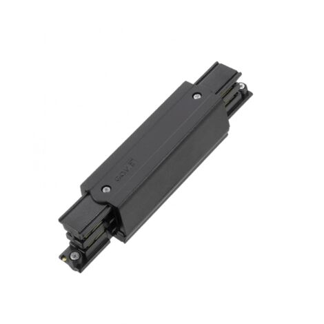 Einspeiser Mitte für 3 Phasenschiene schwarz