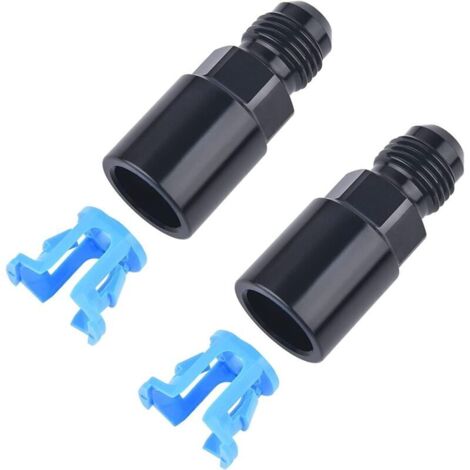 Einspritzrampe EFI-Stecker DOLASO 6AN mit weiblicher Schnellkupplung SAE 3/8" und 5/16" 2-teilig